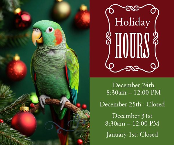 Holiday Hours banner